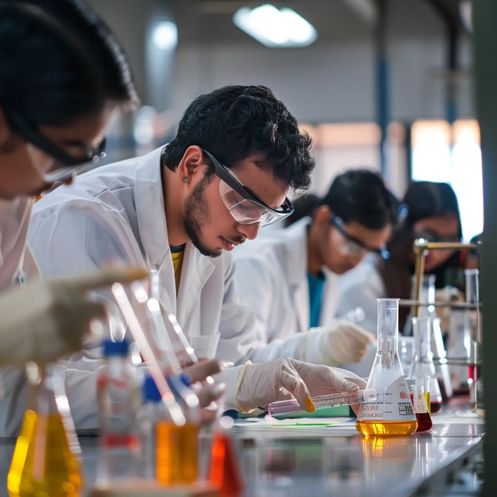 Research team developing and optimising chemical processes for APIs, intermediates, and specialty chemicals.